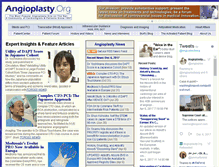 Tablet Screenshot of angioplasty.org